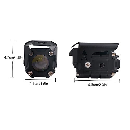 Milisten 6 Pcs Lâmpada De Trabalho Da Motocicleta Luz De Trabalho LED Faróis LED Holofote Luz Extern