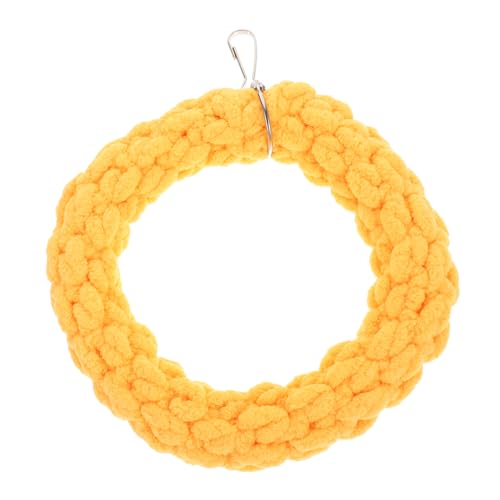 TOYANDONA Pet Bird Swing Durable Cotton Rope Hanging Swing for Parakeet Cage Decor for Chewing and Balancing Enhances Coordination and Exploration for Parrots