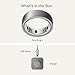 Oura Ring 4 - Brushed Silver - Size 11 - Smart Ring - Unique Sizing, Not Standard US Ring Sizes - Size First - Sleep Tracking Wearable - Heart Rate - Fitness Tracker - Up to 8 Days of Battery Life