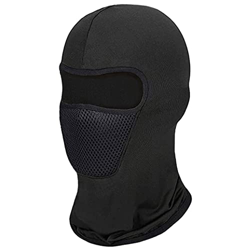 Bodbop Balaclava Face Mask Ski Mask Men Full Head Mask Cover Windproof Sun Uv Protection For Women Outdoor Sports Cap (Black) #TOP9