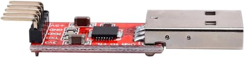 Image of USB to TTL UART Module Serial Converter CP2102, 6-Pin Connector, Reliable Communication for Rduino Projects and Prototyping