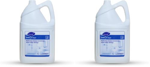 Image of Diversey Taski R1 Super Bathroom Cleaner Concentrate - 5 L | Effective Sanitization | Pleasant Fragrance | Professional Cleaning Solution (Pack of 2)