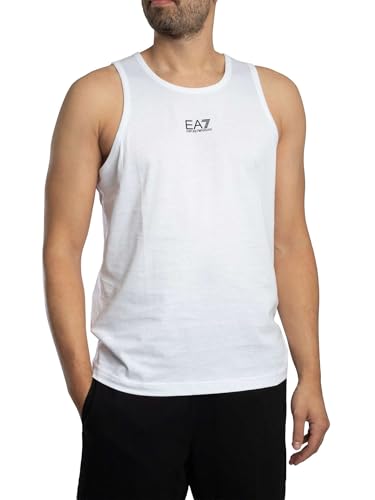 EA7 Emporio Armani Core Identity Tank Top, Weiß, Weiss/opulenter Garten, Mittel