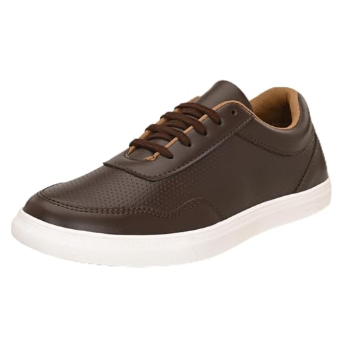 Image of Centrino Sneaker for Men | Shoes for Men Stylish Casual | Lightweight Lace-Up with Soft Cushioned Insole | Anti-Skid Sole | Breathable Comfortable Canvas Walking Shoes for Man | Mens Shoes (6314)
