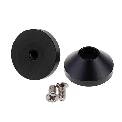 2Pcs Anodized Aluminum Foot Cone Feet Alu Giving Screws for Mechanical Keyboard for Case 6Colors Optional