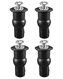 9mm Toilet Seat Screws Kit Fit for Kohler San Raphael K-3466 K-3467 K-3384, Toilet Seat Bolt Screws Replacement Replace K-85040 K-84999, 4Pcs