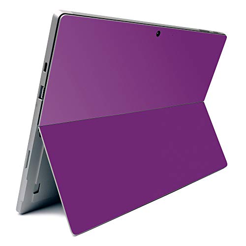 Image of MightySkins Carbon Fiber Skin for Microsoft Surface Pro 7 - Solid Purple | Textured Carbon Fiber Finish | Easy to Apply, Remove, and Change Styles | Made in The USA (CF-MISURPR7-Solid Purple)