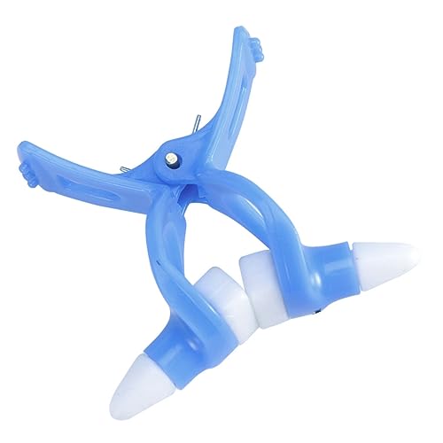 FRCOLOR 5pcs Thin Nose Nasal Nose up Lifter Nose Clip Vents Plugs Nose Slimming Clip Nasal Strips Nose up Device Airway Nose Shaper Clip Nosebleed Corkscrew Nostrils Clamps Blue Abs