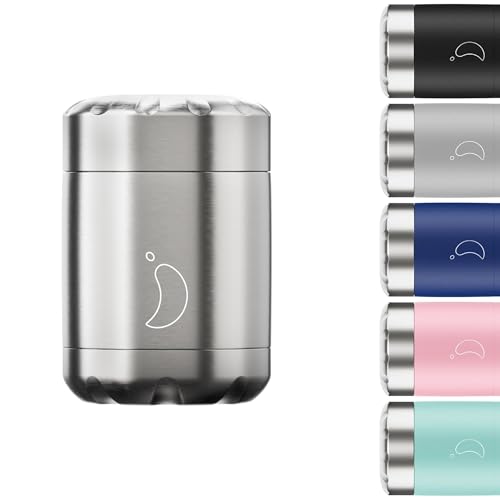 Chilly's Vorratsbehälter - doppelwandiger, auslaufsicherer, wiederverwendbarer Premium-Lebensmittelbehälter aus Edelstahl - Edelstahl - 300ml