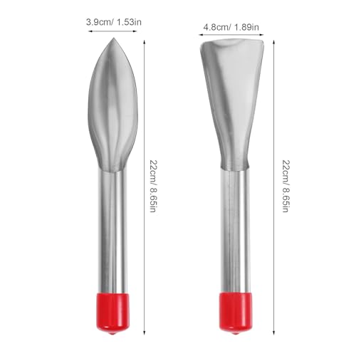 Set de 2 palas metálicas para jardín TEHAUX miniatura 2
