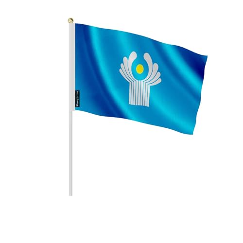 Drapeau Communauté des États indépendants 30x45cm lot 100 pièces pour éviter la pénurie