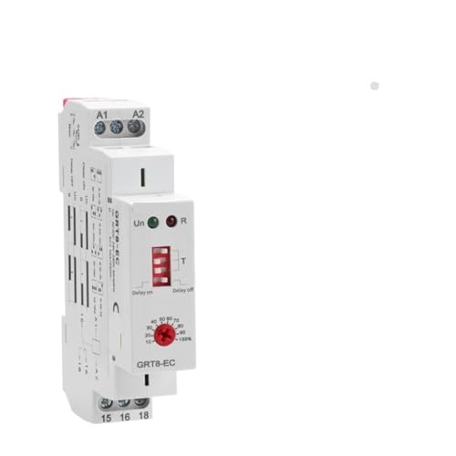 Relais temporisé double fonction GRT8-EC retard arrêt 10A AC220V