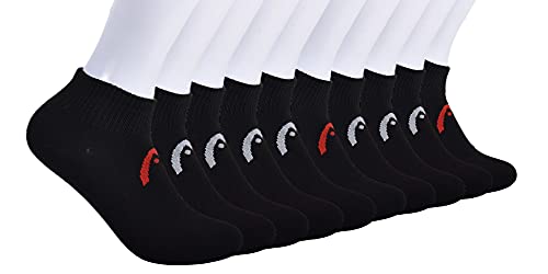 HEAD Men's Quarter Athletic Sport Socks 10-Pack