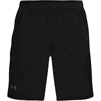 Under Armour UA Launch 9'' Short, Mens, Bottoms, Shorts, 9-10 in, SM, Black/Black/Reflective