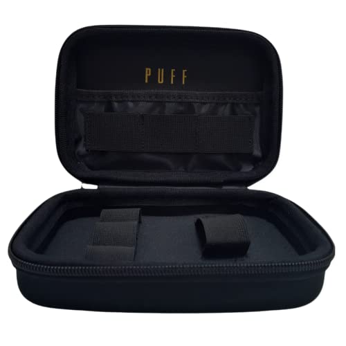 Case Bag Puff Life Classica Com Divisórias Para Acessórios + Adesivo e Bag Zip (Preta Case Puff Clássico)