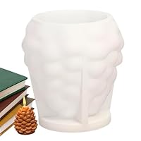 Renopfect Moules À Bougies | Outils D Artisanat Réutilisables Pour Pommes De Pin - Moules En Résine Époxy Pour Cônes De Pin D'Hiver | Pour Thanksgiving Résine Moulage Époxy Argile Arts