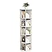 5-Layer Multi-Purpose Shelf Display Rack Wood Grain Furniture Bookshelf Storage Shelf Decorations Living Room Office Library