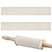 Copertine per Mattarello Set di 2 Copri Mattarello in Cotone Manicotto Beige per Mattarello per Cottura Pasta Pasticceria Cucina Torta da Forno, 15 Pollici