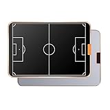 ⚽【Tattiche di cancellazione con un tasto e blocco con un tasto】 Basta premere il pulsante per cancellare tutti i segni, puoi mostrare alla squadra dove ne hanno bisogno più velocemente e più facilmente. La scheda tattica adotta l'ultima generazione di tecnologia flessibile dello schermo LCD, che può bloccare il tuo piano tattico con una chiave.