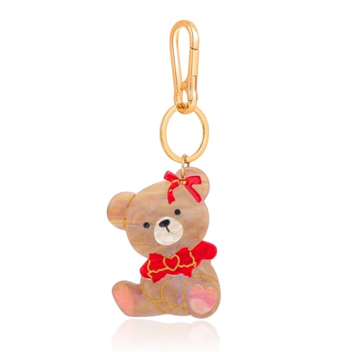 Cute Smiley Face Coffee Cup Keychain - Mini Realistic Coffee Mug Charm with Gold Metal Chain