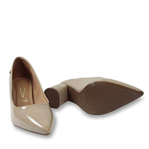 Sapato VIzzano Scarpin Salto Grosso Verniz 1342.100 Feminino