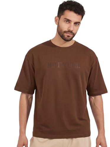 FYLTR Men’s Relaxed Fit Oversized T-Shirt | Cotton Blend | Round ...