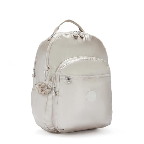 Image of Kipling Women's Seoul Extra Large 17 inch Laptop Backpack, Durable, Roomy with Padded Shoulder Straps, Bag
