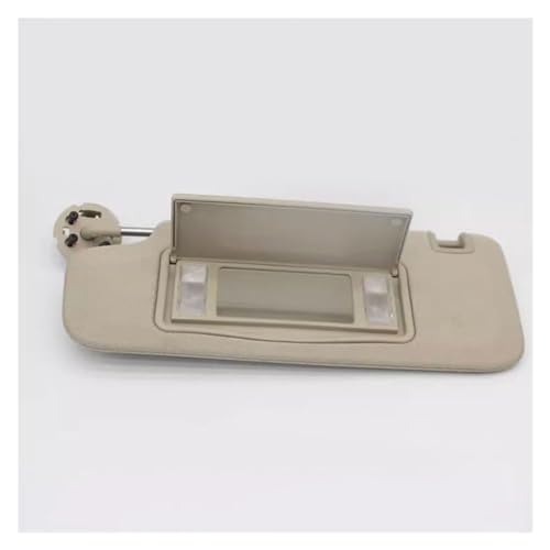 Pare-soleil avant gauche beige avec miroir pour Chevrolet Malibu 2016-2021