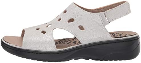 Propét Women's Gabbie Sandal, Silver, 10.5 X-Wide | Image 7