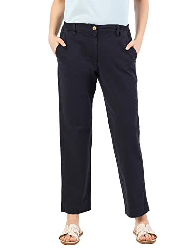 Image of FYLTR Women's Stretch Cotton Comfort Chinos with Elasticated Waistband