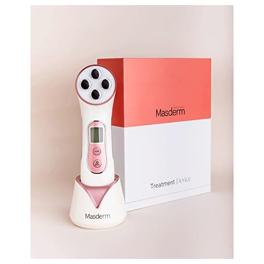 MASDERM | Aparato Radiofrecuencia Facial 5 en 1 | Masajeador Facial Electrico | Limpieza Facial | Maquina Hifu Facial y Corporal Profesional | Galvanica Facial Reafirmante | Alta Frecuencia Estetica
