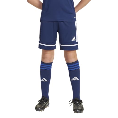 Adidas Unisex-Kids Squadra 25 Soccer Shorts, Team Navy Blue/Team Navy Blue/White, Medium