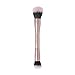 Revolution, Cheek Chisel Blush & Bronze Duo Brush, Dual-Ended Makeup Brush for Cream Products, Seamless Finish, Vegan & Cruelty-Free