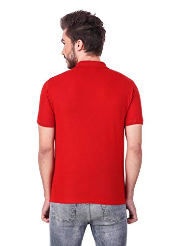 Image of KEOTI Poly Cotton(Mattey) Collar Neck Half Sleeves Tshirt for Men & Boys (Pack of 3), Plain-Regular Fit, Casual Wear, Polo Tees for Daily Use Stylish Comfortable Men's T-Shirt