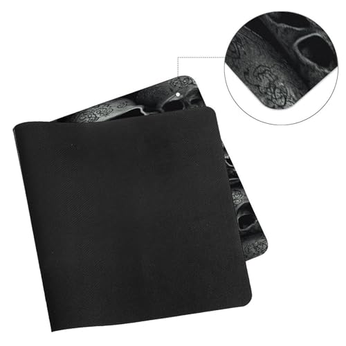 Black Skull Desk Mat Alfombrilla Grande de Goma Antideslizante miniatura 7