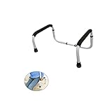 Ligero y portátil: el diseño plegable de los rieles del sofá para adultos mayores hace que sea fácil de almacenar y transportar en casa y viajar, almacenar fácilmente en una maleta o bolsa.