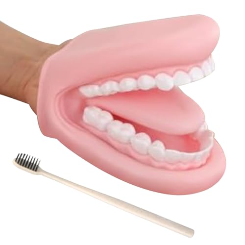 Hand Puppets Kids - PVC, 5.91x4.72x3.35in Educational Finger Puppets | Movable Mouth Model Puppet Interactive Play, Teaching Dentaě Hygiene, Educational, Girls, Children, Traveling, Home