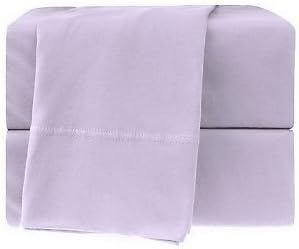 Elaine Karen Royal Luxury 100% Cotton Jersey Knit Full Sheet Set, Lavender