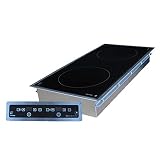 Equipex GL2-5000DIR Adventys Electric Drop-in Induction Range with (2) 8