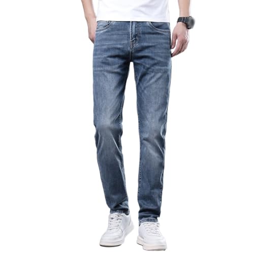 Men's Slim Fit Jeans Classic Stretch Lightweight Outdoor Jogger Pants Streetwear