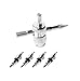 ARES 70044-4-Way Valve Tool with 4 Valve Cores - Install and Remove Valve Cores