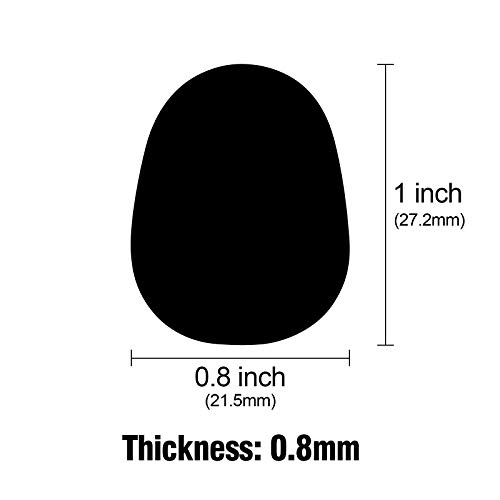24 Pieces Alto Tenor Saxophone Mouthpiece Cushions, Eison 0.8Mm Thick Food Grade Sax Clarinet Mouthpiece Patches Pads Strong Adhesive, Black #TOP3