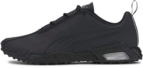 PUMA Mens H.St.20 Leather Lace Up Sneakers Shoes Casual - Black