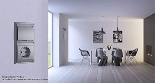 Kopp 621520088 Malta Jalousieschalter, Silber