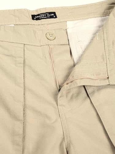 Image of Thomas Scott Men's | Solid | Cargo Shorts | Regular Fit | 100% Cotton | Above Knee | Casual Short