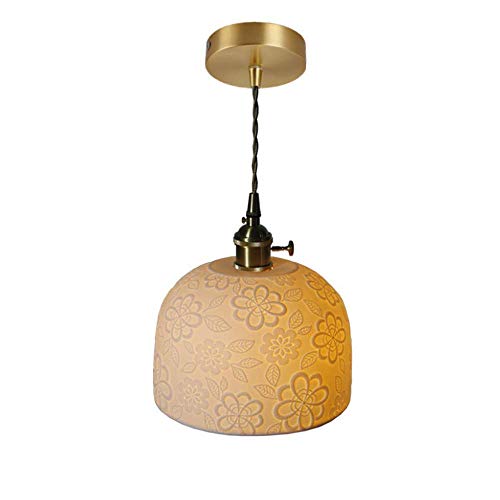 Iluminación colgante accesorio E27 con candelabro de cerámica retro industrial 2
