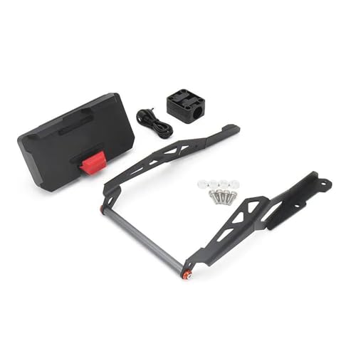 Support téléphone moto avec chargeur sans fil pour CFMOTO 800MT 2023-2025 12mm