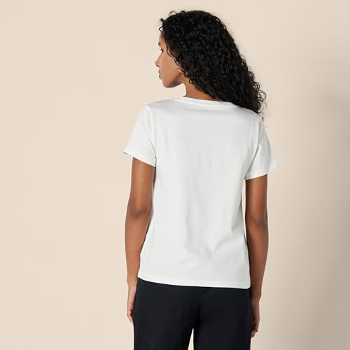 Amazon Essentials Women's Regular Fit 100% Cotton V-Neck Short Sleeve T-Shirt, Multipacks2