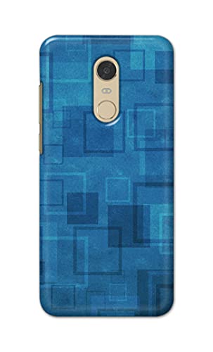 Image of Printed Hard Back Cover Case for Mi Redmi Note 5 Back Cover (Plain Azure Blue) -203