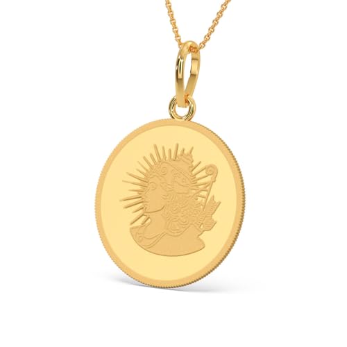 Image of KALYAN JEWELLERS 24K (999) Purity Shree Ram Gold Coin Pendant 2 Gms